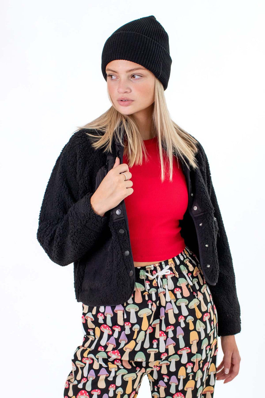 Black Slope Fleece Jacket