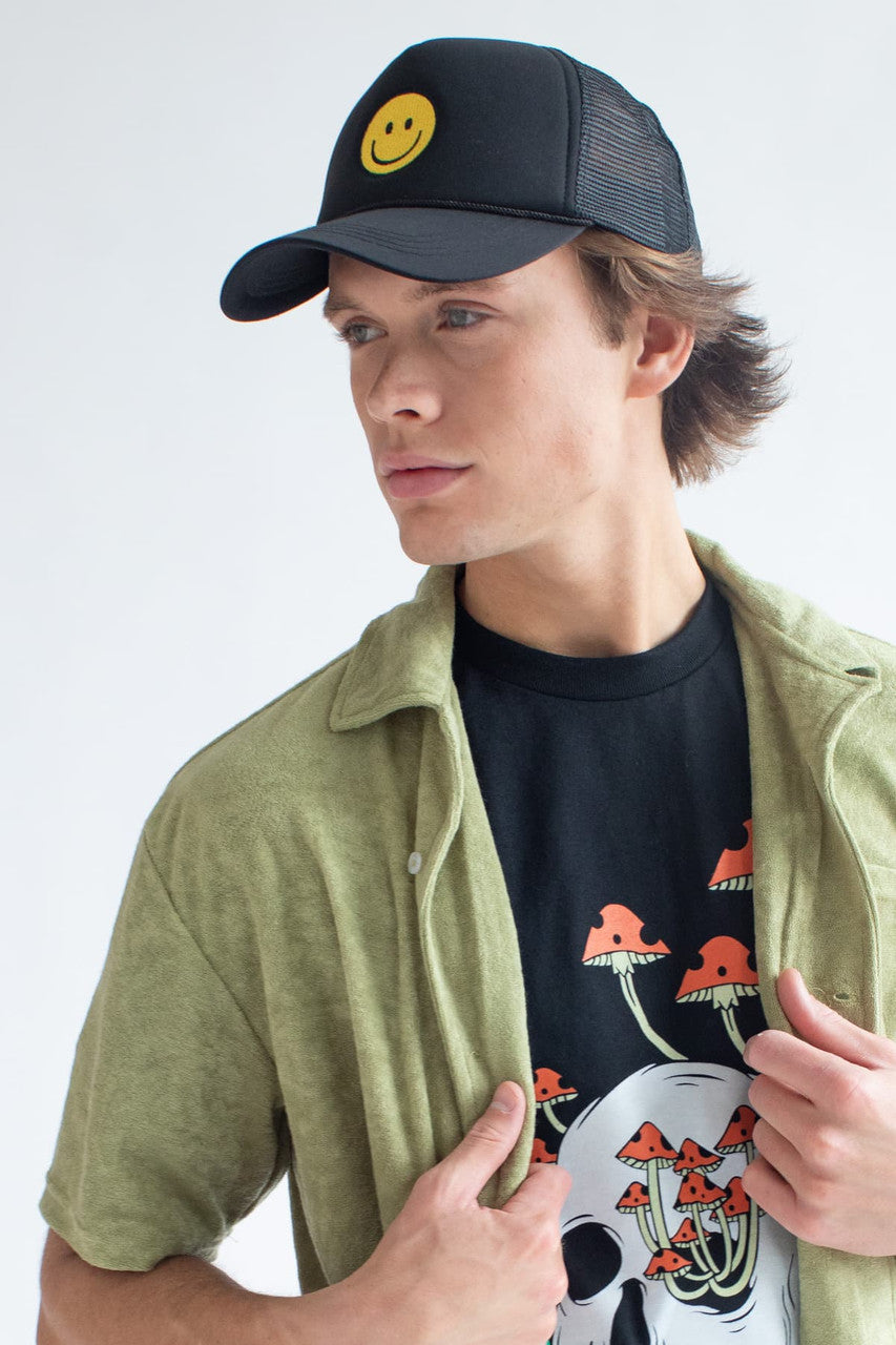 Smiley Face Trucker Hat