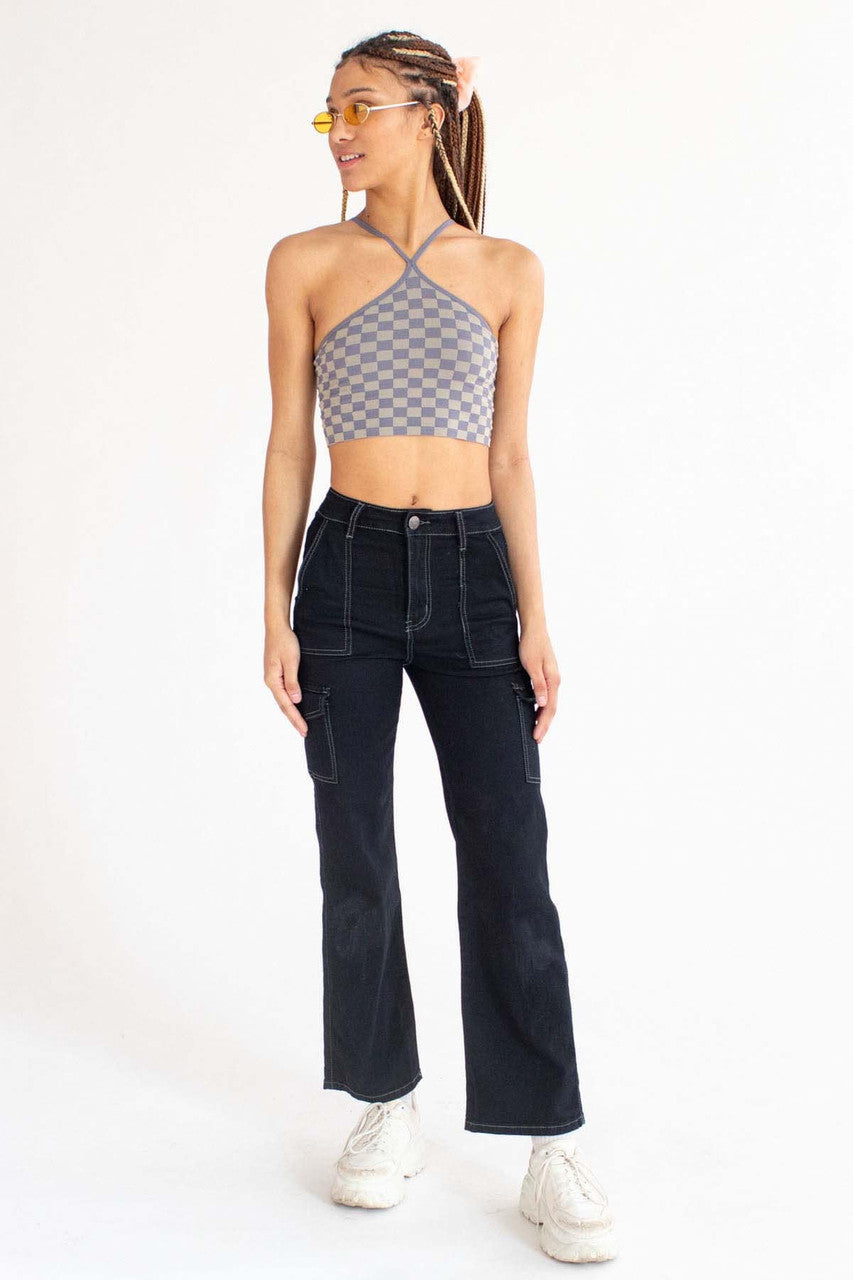 Black Stretch Carpenter Jeans