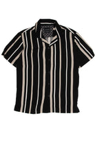 Black Striped Button Up Shirt