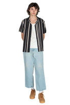 Black Striped Button Up Shirt
