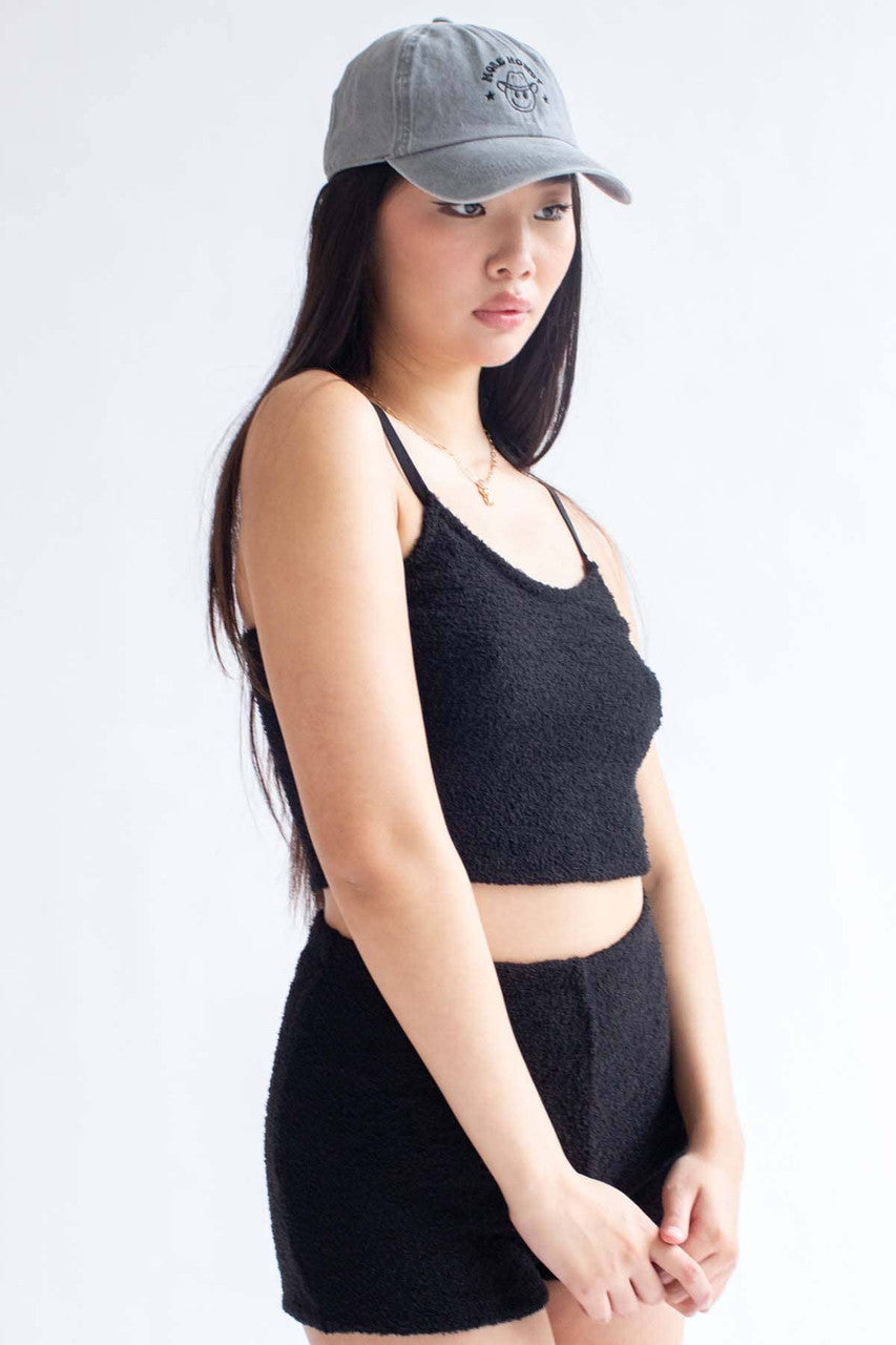 Black Teddi Cami & Shorts Set