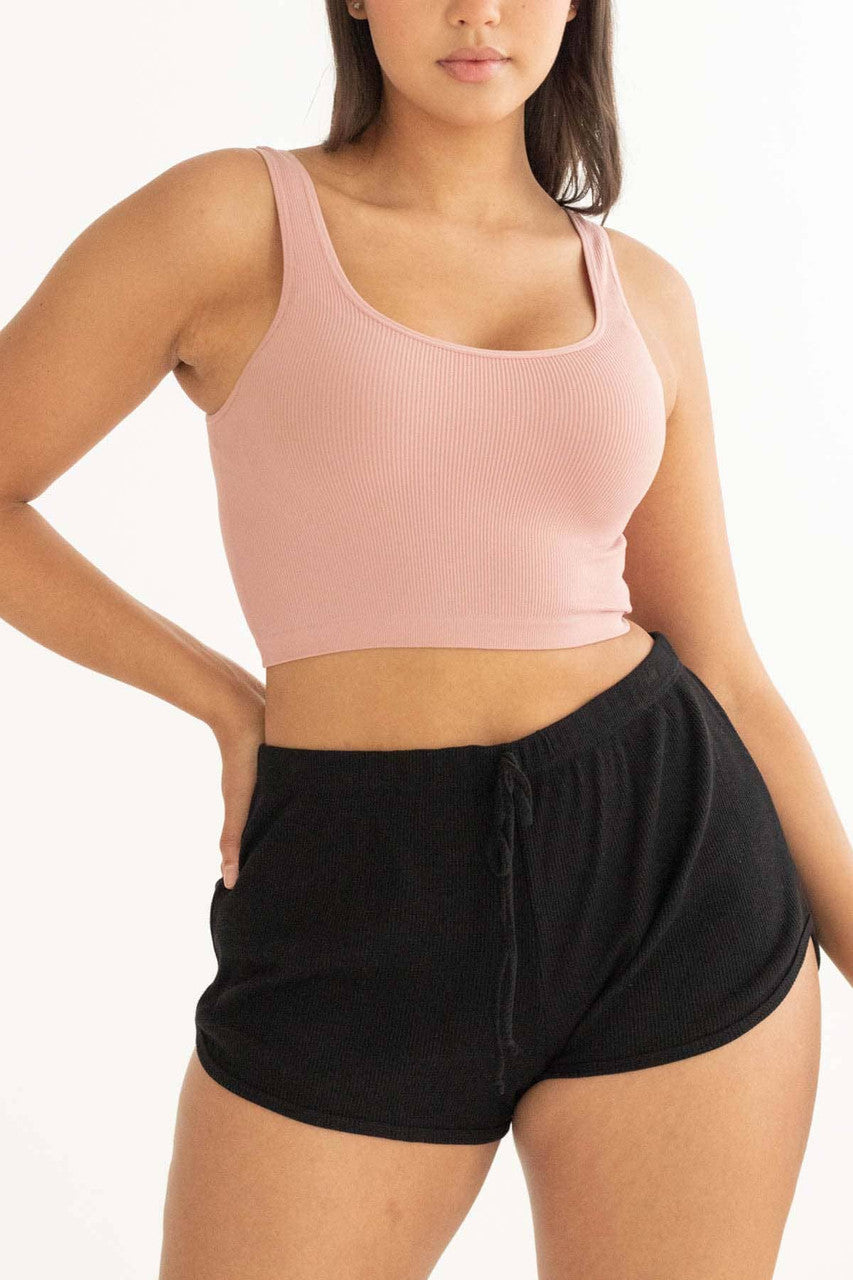 Black Thermal Dolphin Shorts (Extended Sizes)