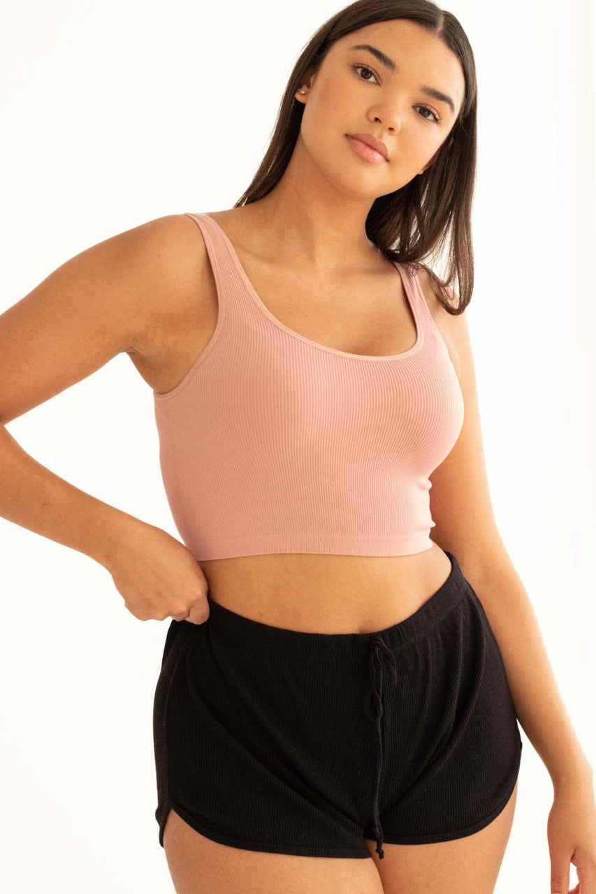 Black Thermal Dolphin Shorts (Extended Sizes)