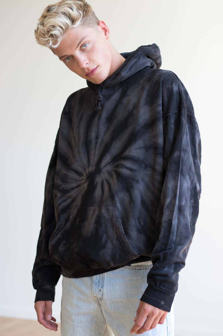 Black Tie Dye Hoodie