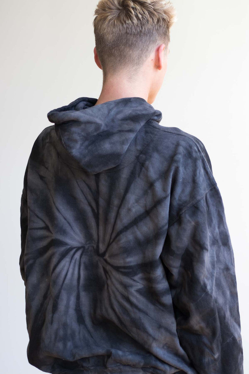 Black Tie Dye Hoodie