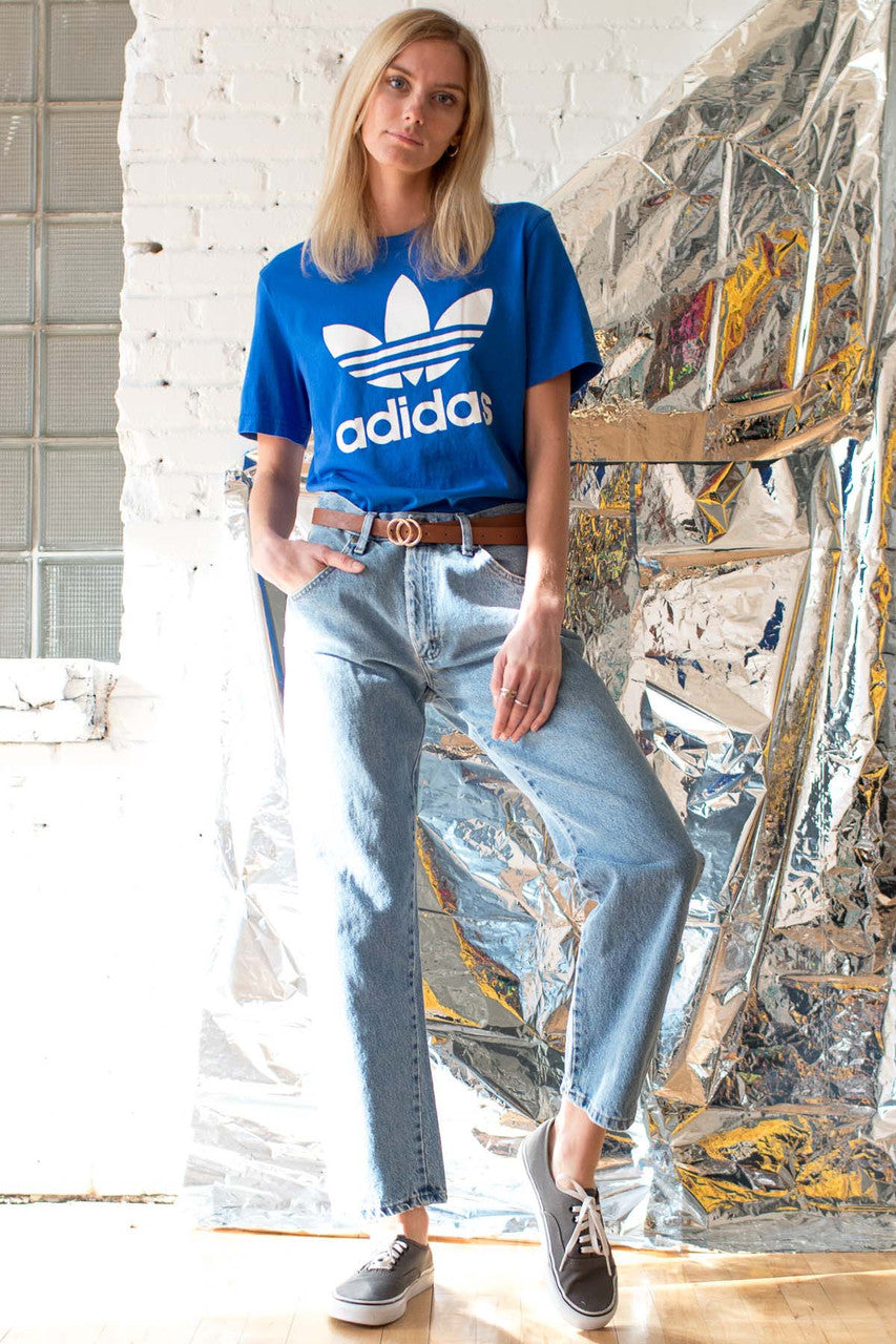 Blue Adidas Tee