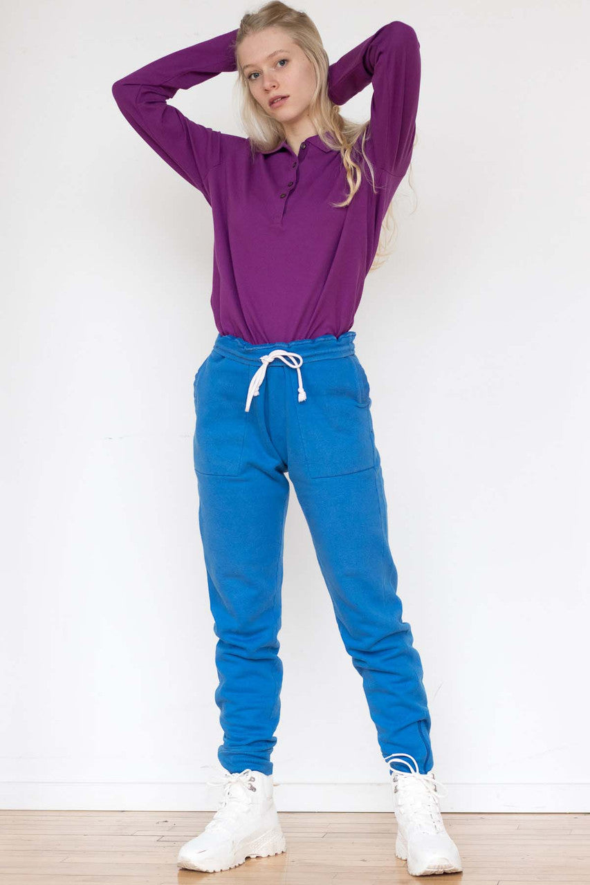 Blue Lacoste Sweatpants