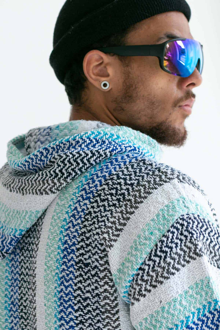 Blue Ombre Baja Hoodie
