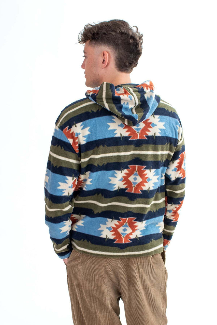 Blue Shadow Polar Fleece Hoodie