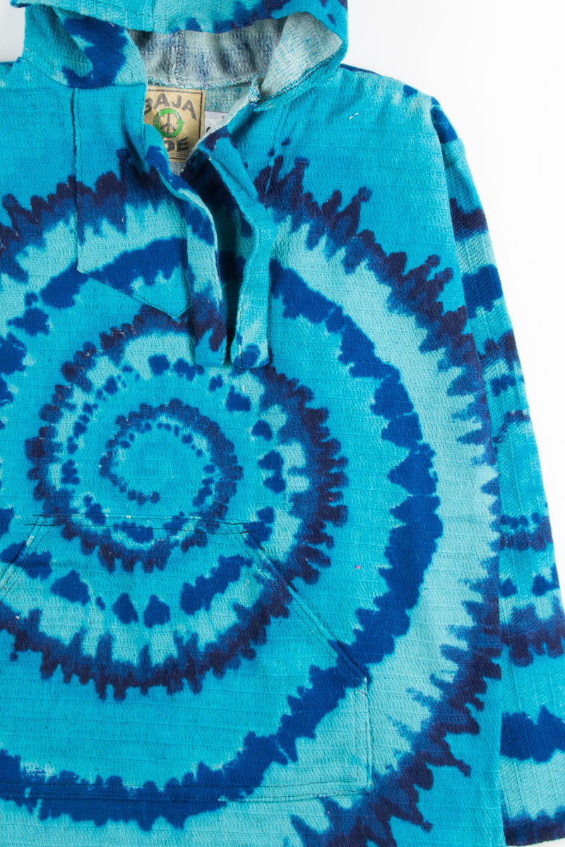 Blue Tie Dye Baja Hoodie