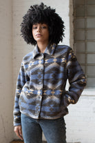 Blue Woolrich Fleece Jacket