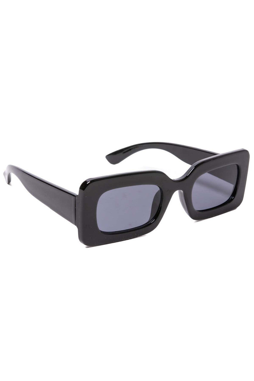 Thick Frame Rectangle Frame Sunglasses
