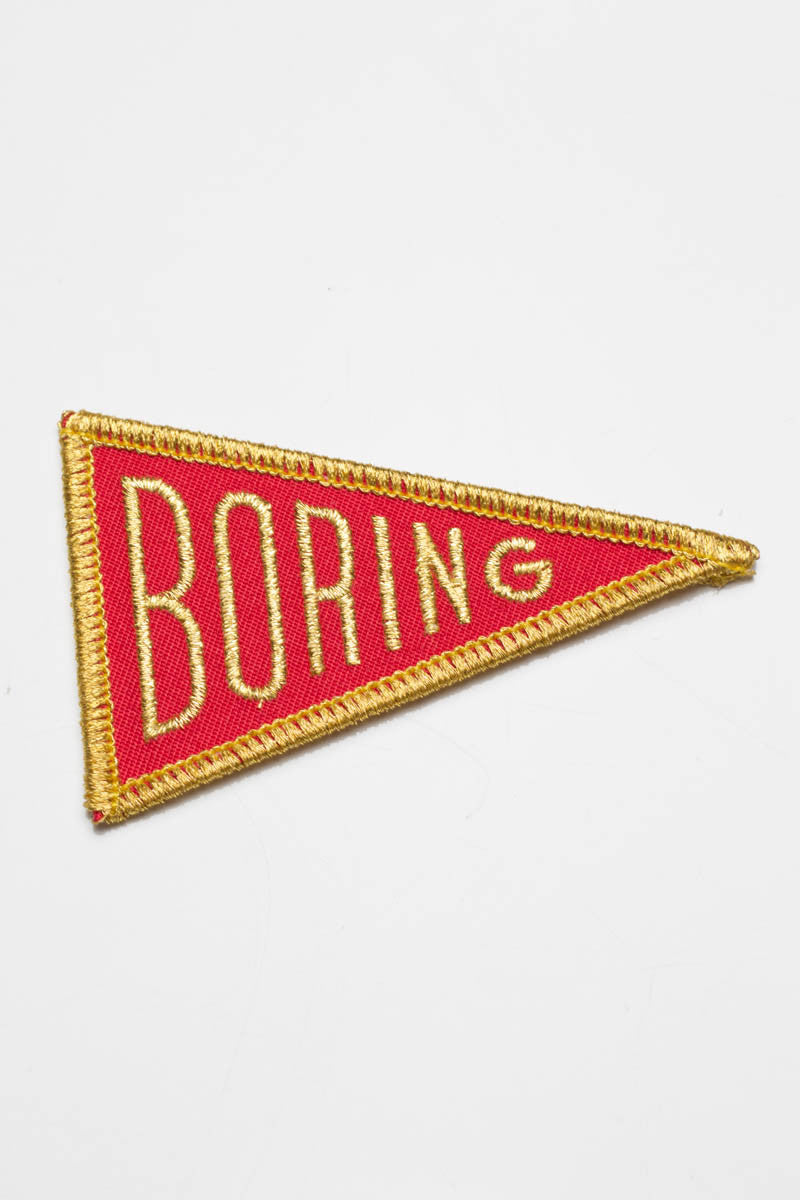 Boring Iron-On Patch