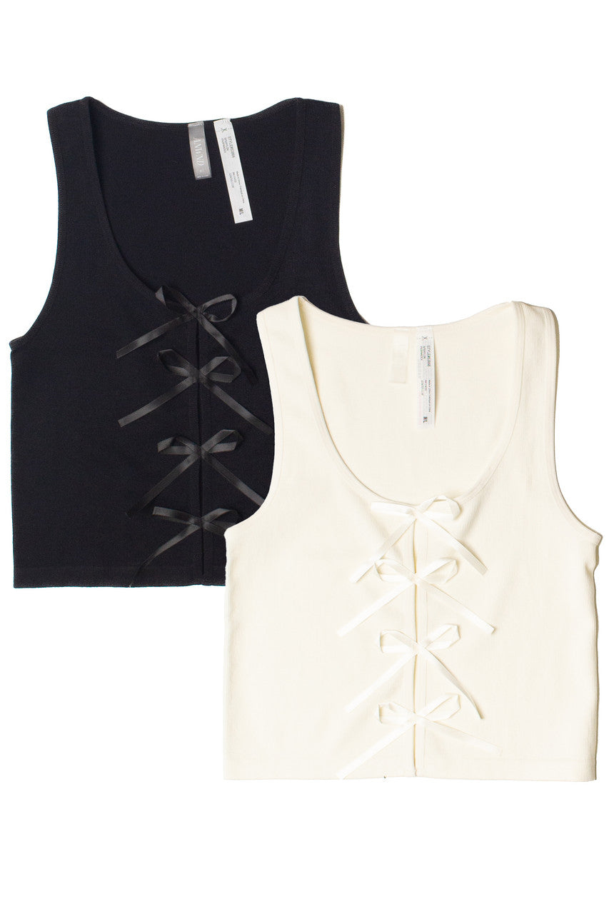 Bow Front Seamless Tank Top