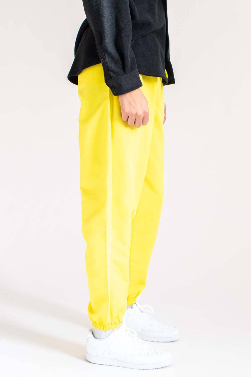 Yellow Nylon Joggers