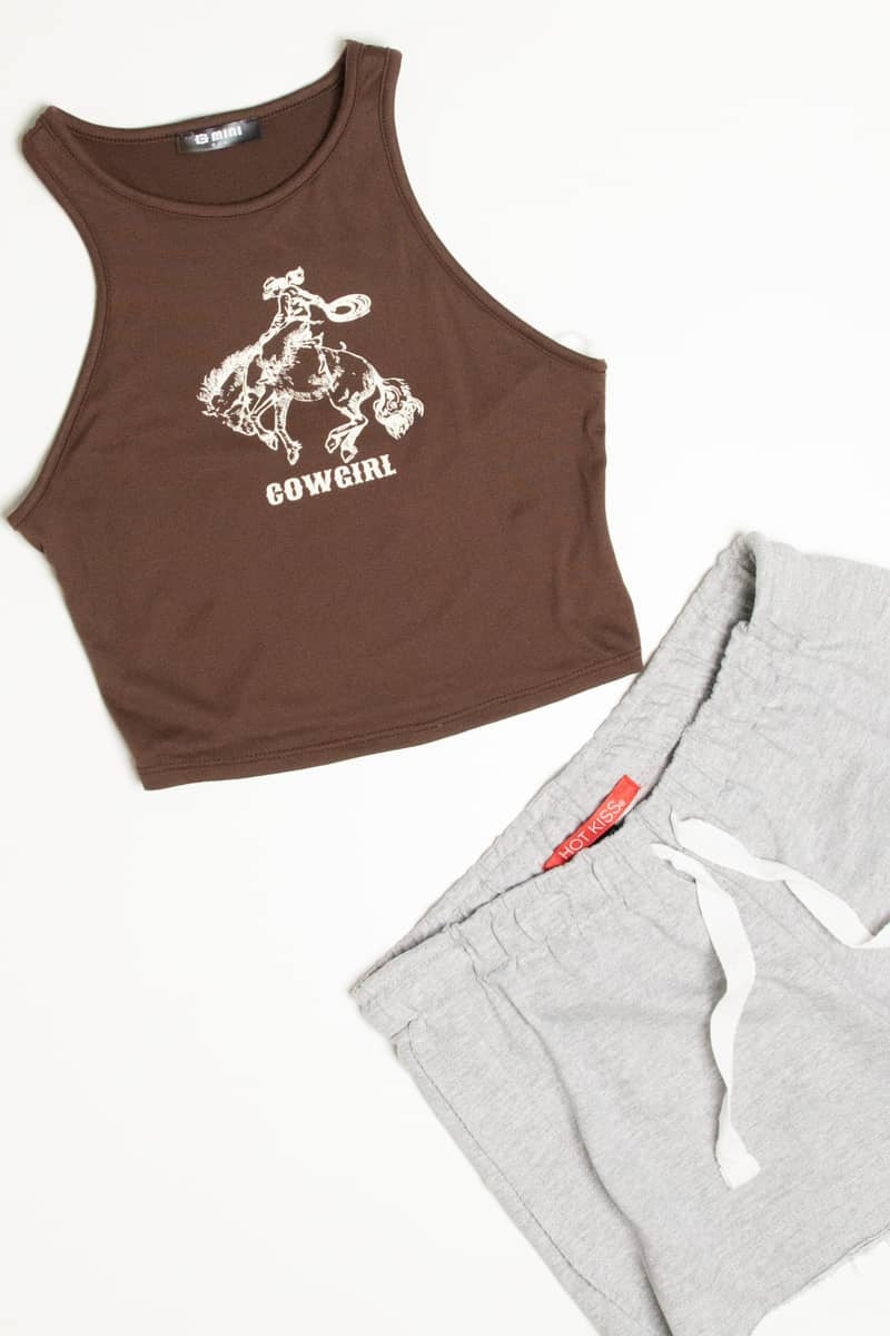 Cowgirl Cropped Tank