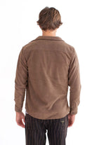 Brown Fleece Flannel Shirt