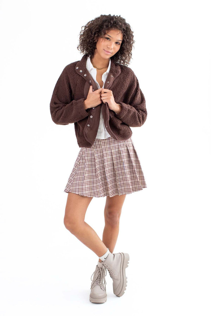 Brown Slope Fleece Jacket