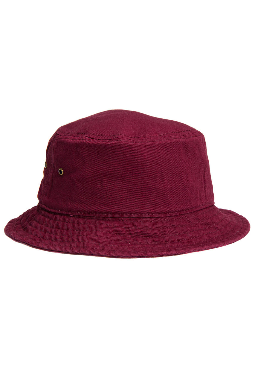 Burgundy Bucket Hat