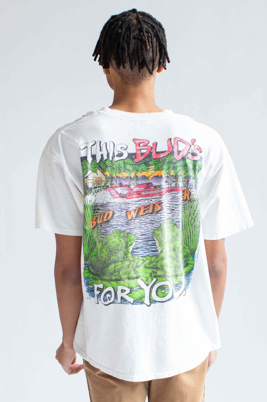 Thrashed Budweiser Racing Boat T-Shirt (1996)