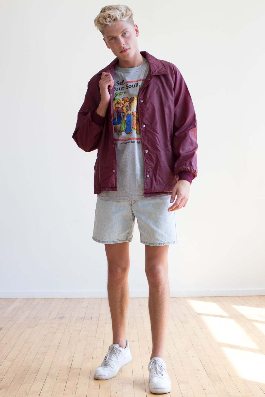 Burgundy Coach Jacket 1