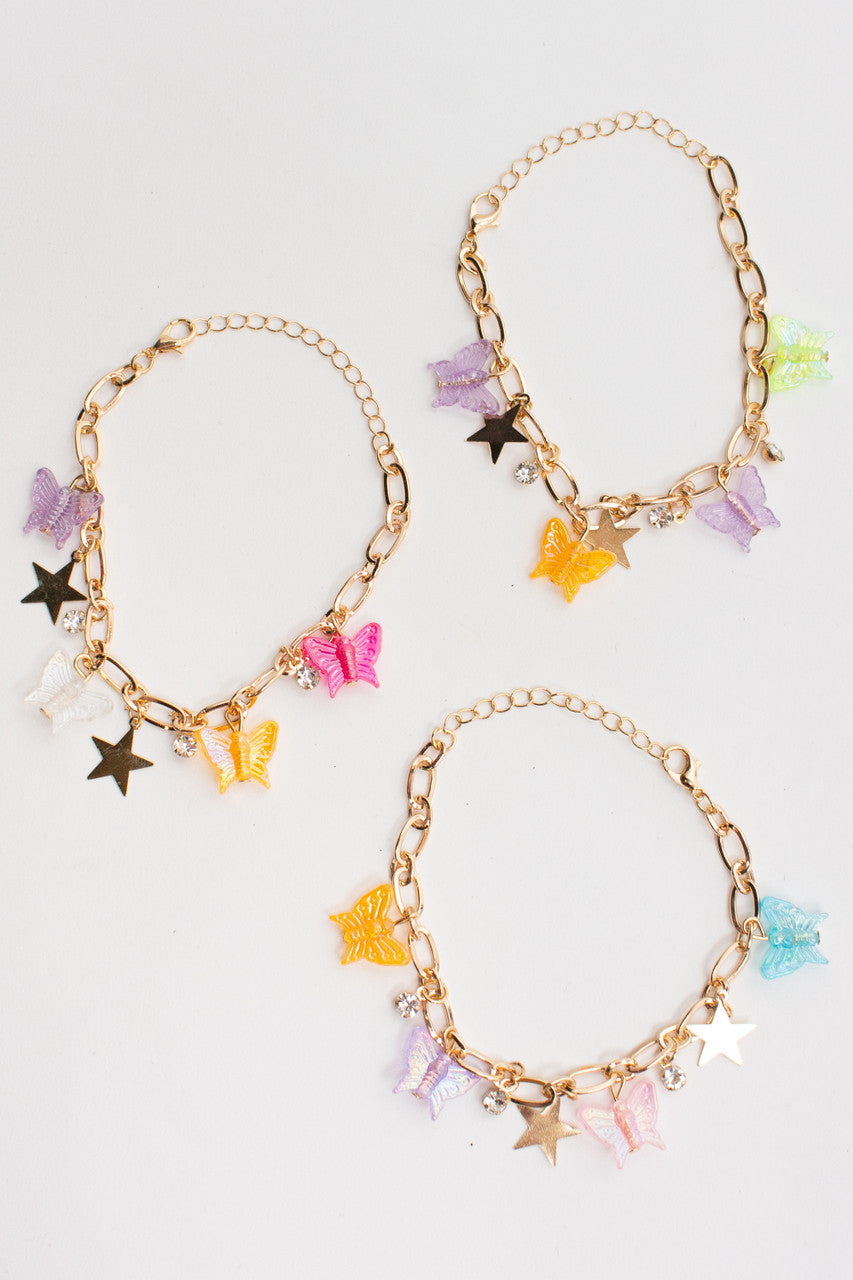 Butterfly Charm Bracelet