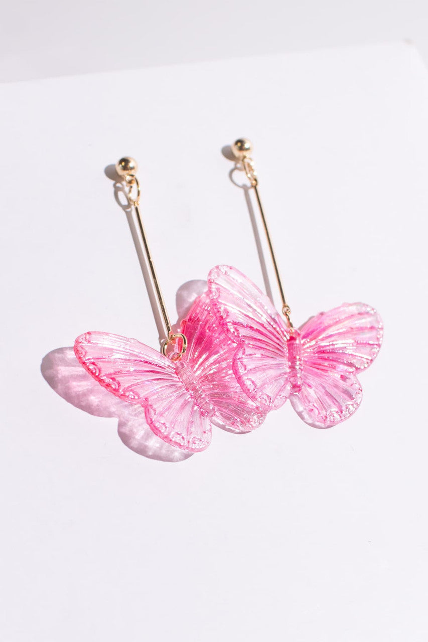 Butterfly Drop Earrings
