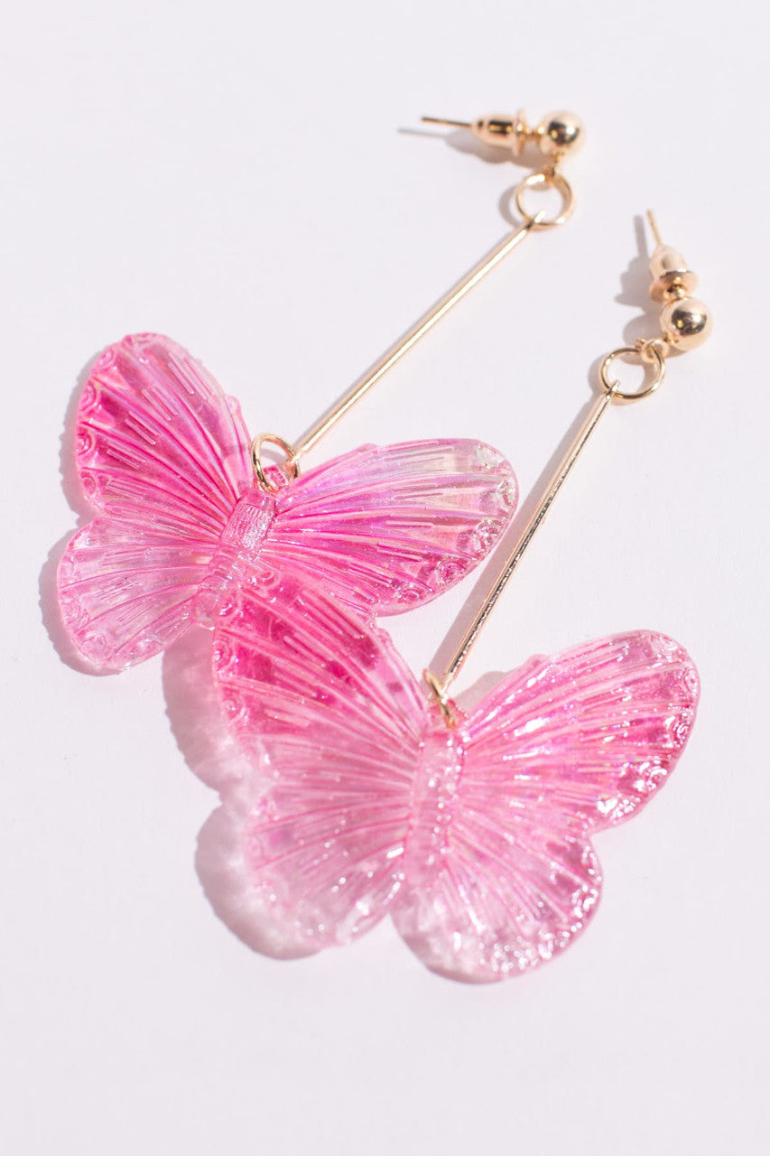 Butterfly Drop Earrings