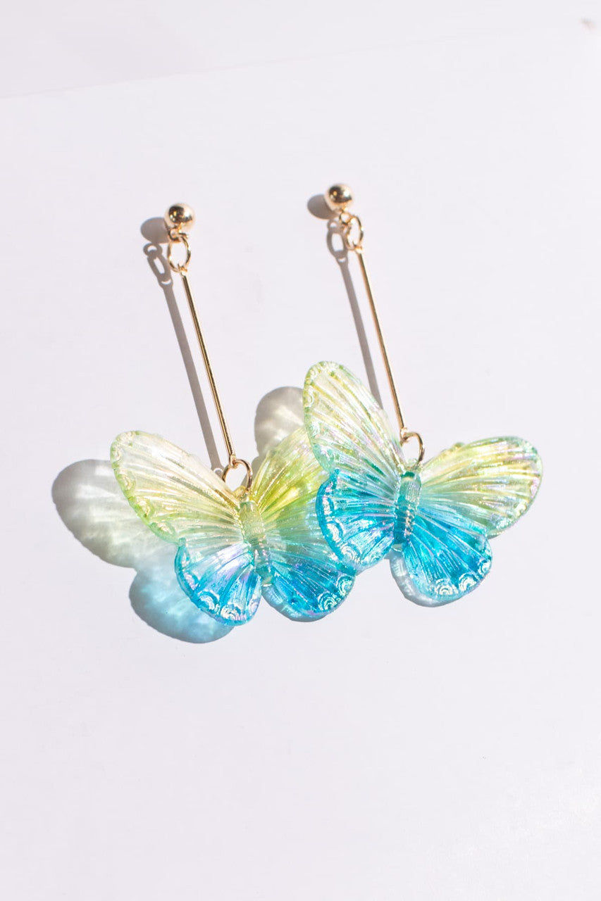 Butterfly Drop Earrings