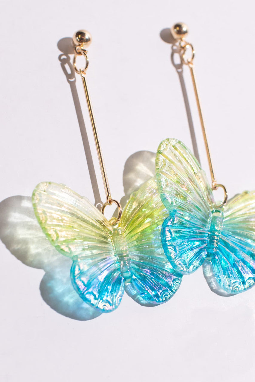 Butterfly Drop Earrings
