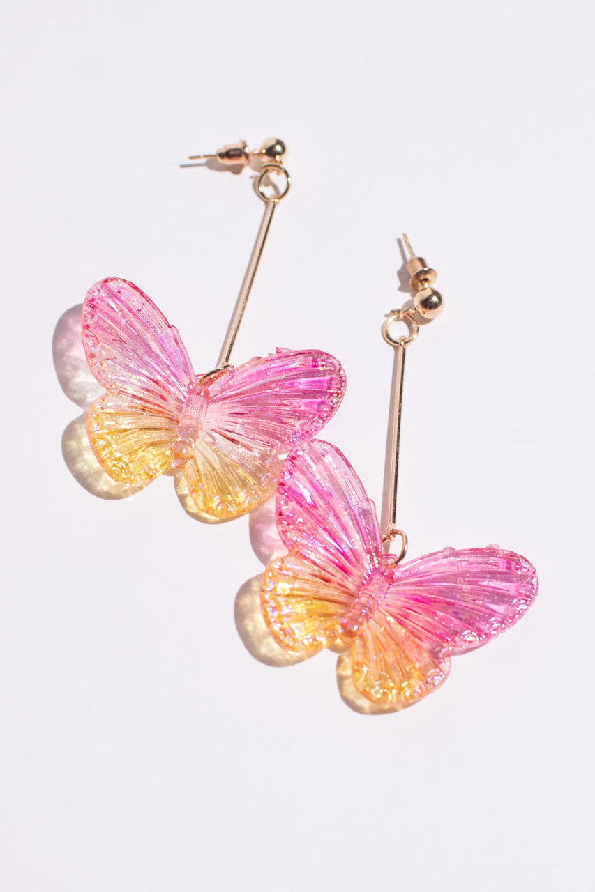 Butterfly Drop Earrings