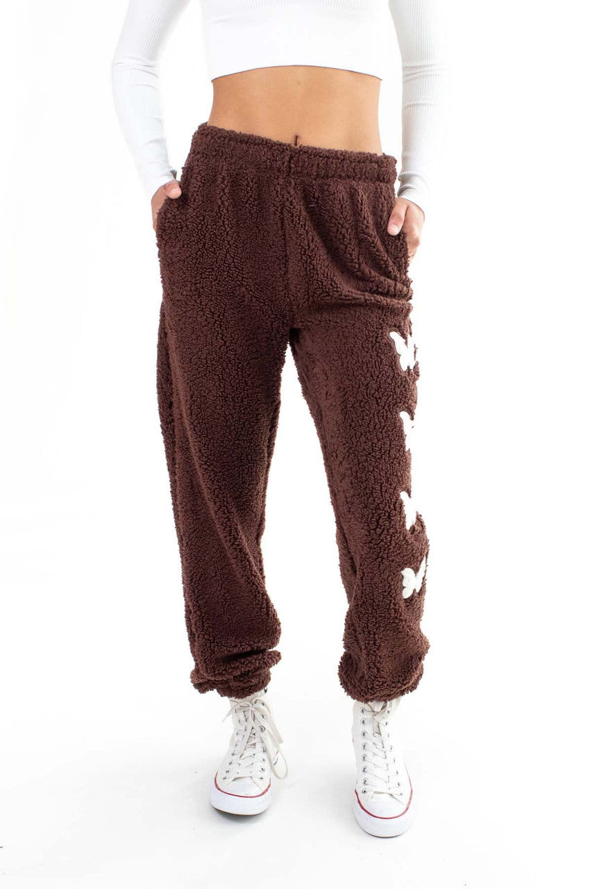Butterfly Sherpa Joggers