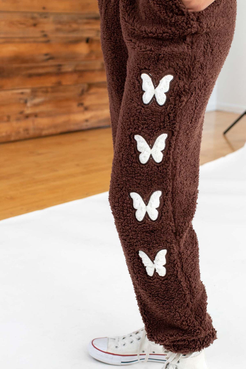Butterfly Sherpa Joggers