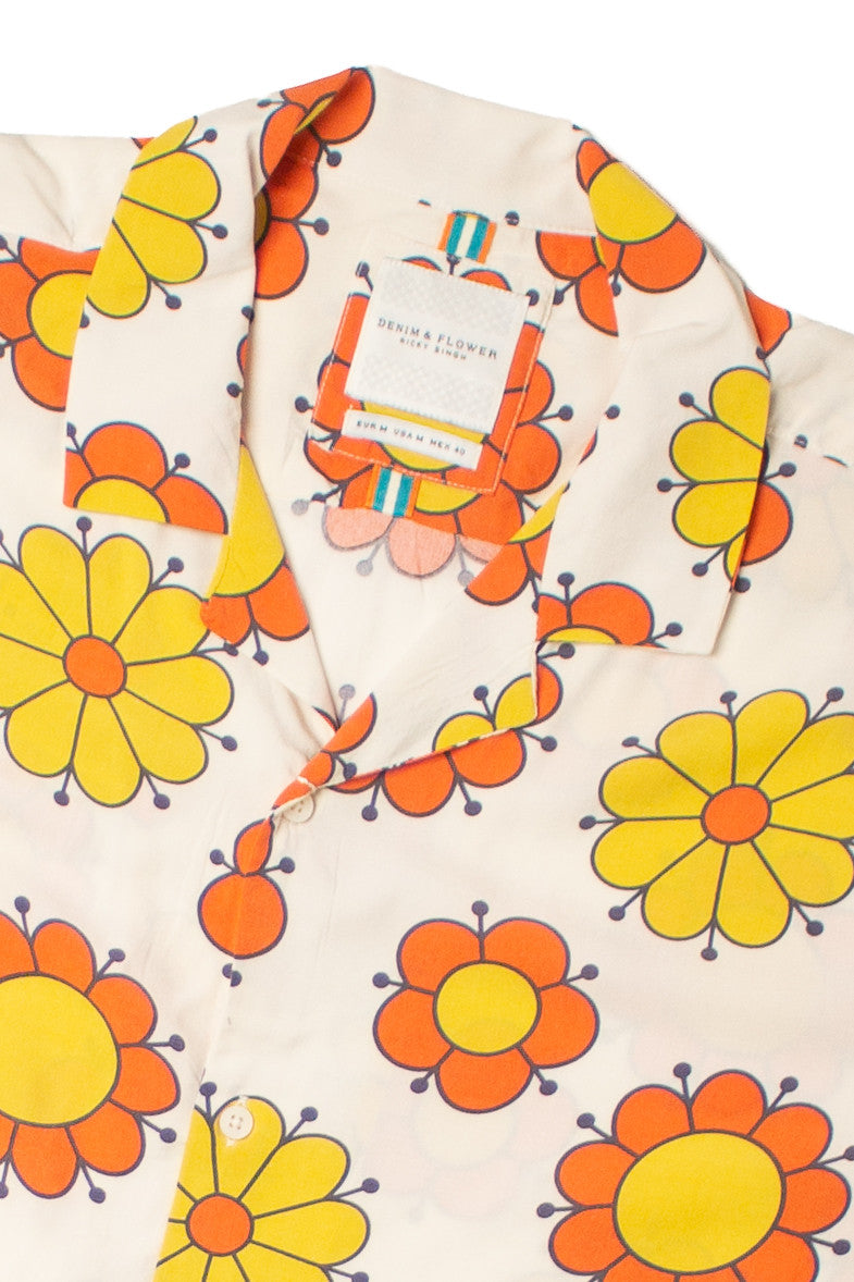 Groovy Floral Button Up Shirt