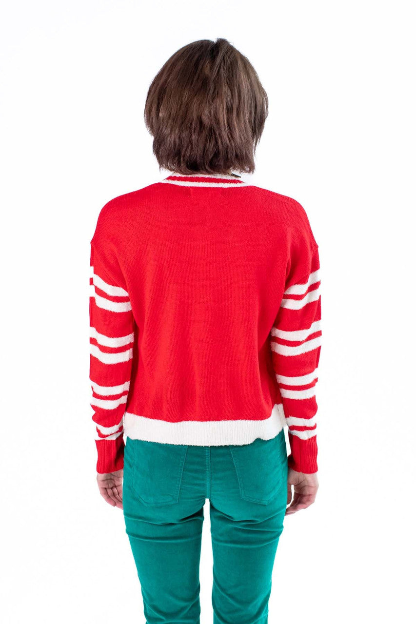 Candy Cane Cardigan