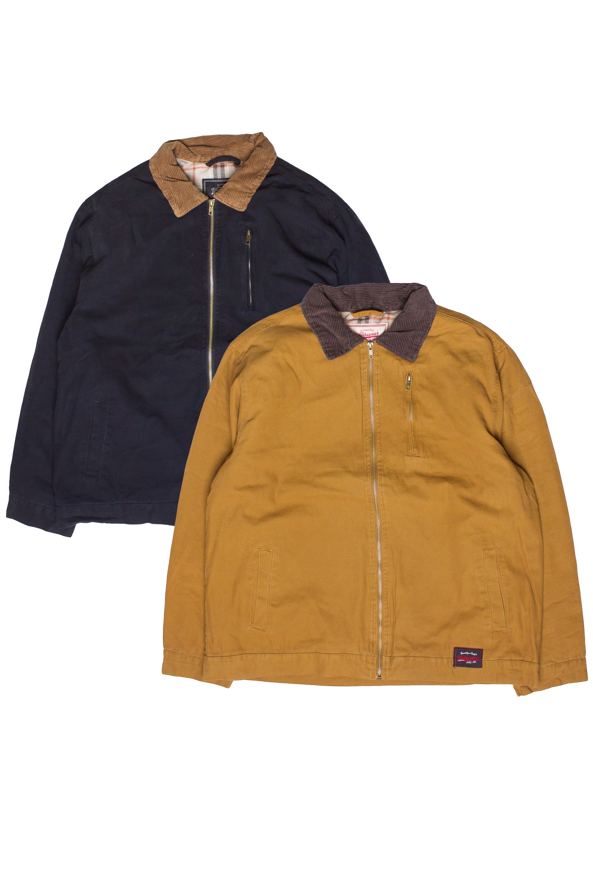 Corduroy Collar Canvas Jackets