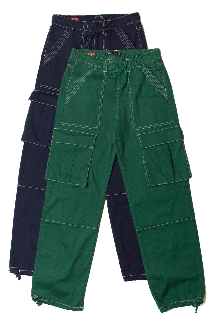 Drawstring Cargo Joggers