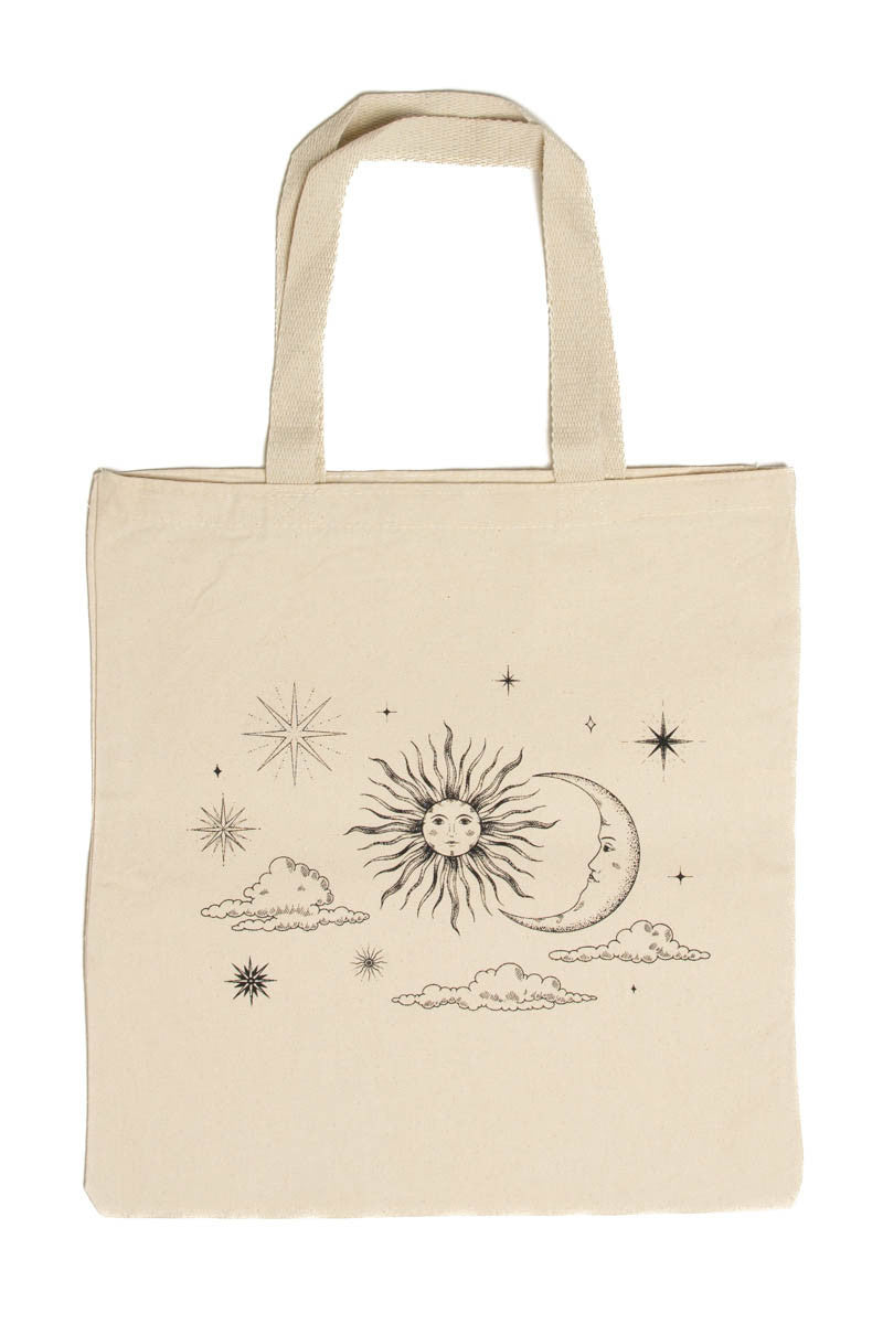 Celestial Print Tote Bag