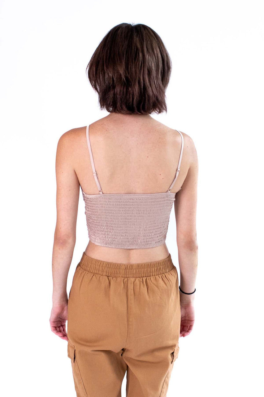 Champagne Satin Corset