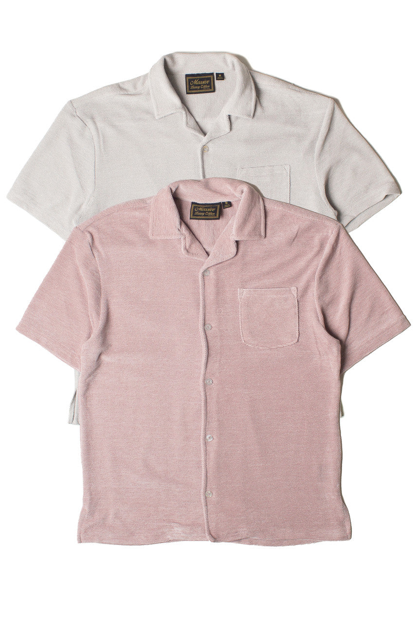 Chenille Knit Button Up Shirt