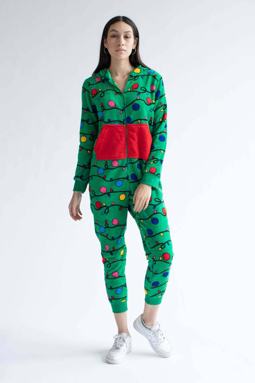 Christmas Tree Onesie Pajamas
