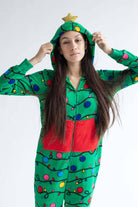 Christmas Tree Onesie Pajamas