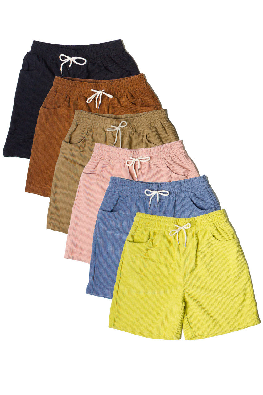 Plush Corduroy Shorts