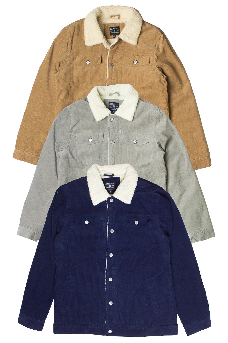 Corduroy Sherpa Lined Trucker Jackets