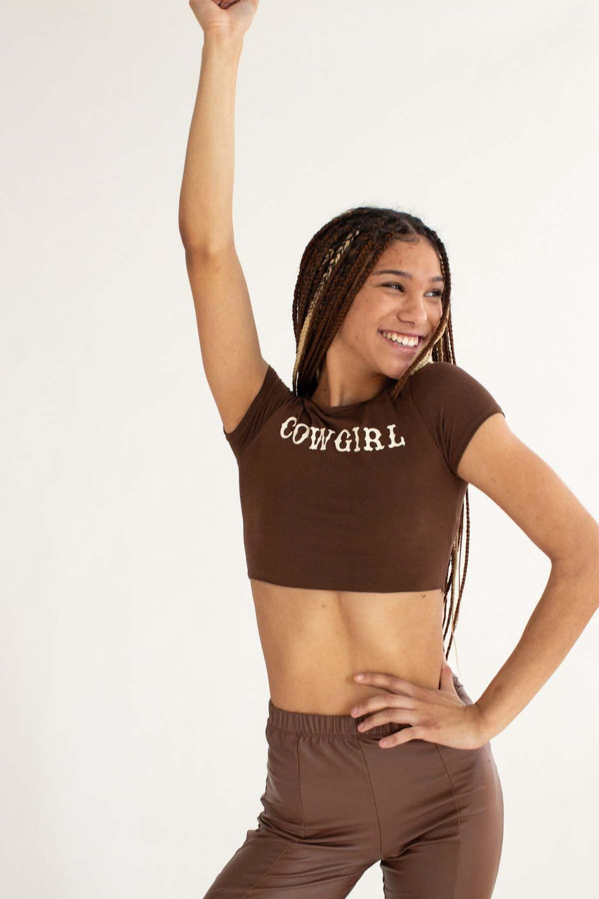 Cowgirl Cropped Tee