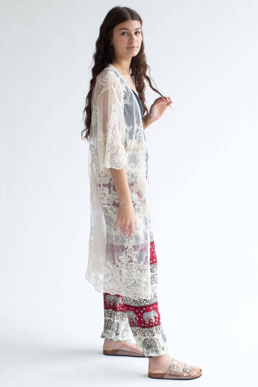 Crochet Lace Duster
