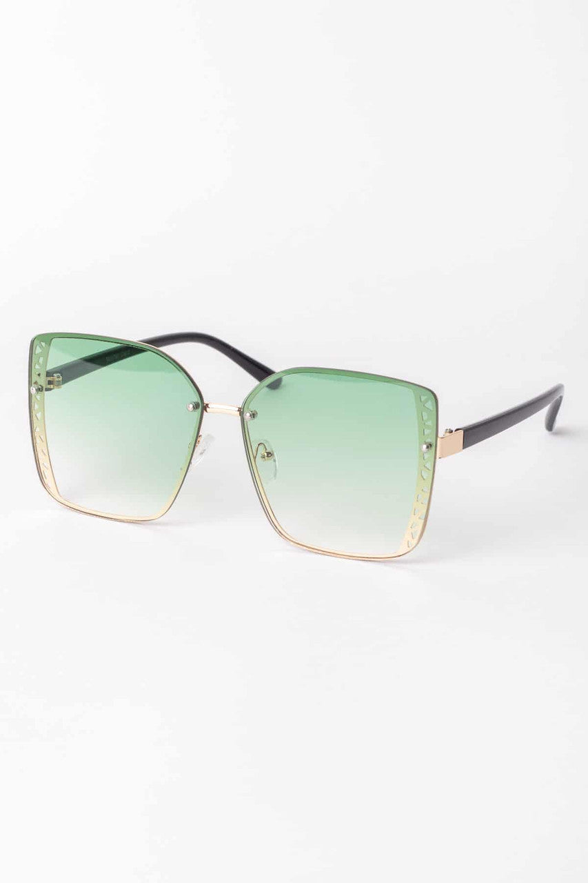 Cut Out Side Detail Sunglasses