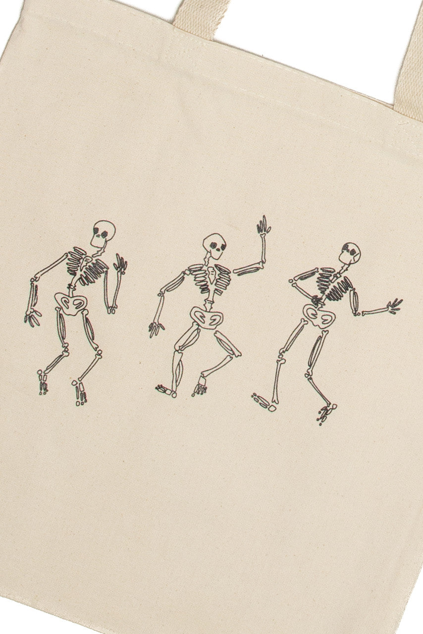 Dancing Skeletons Tote Bag