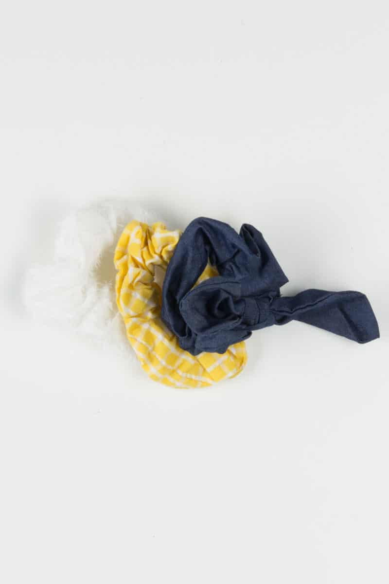 Denim & Fuzz Scrunchie Bundle